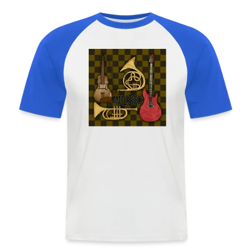Énigme Numérique 4233 - T-shirt baseball manches courtes Homme