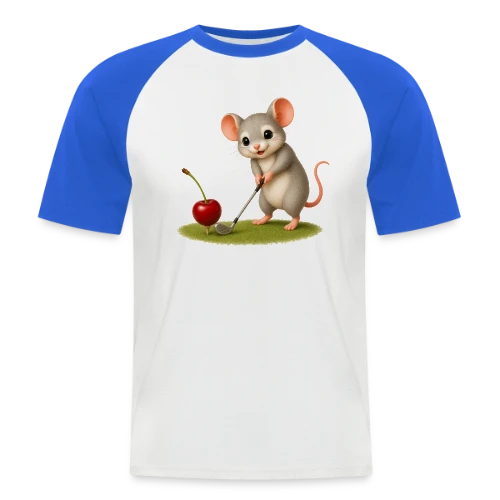 La Souris Golfeuse - T-shirt baseball manches courtes Homme