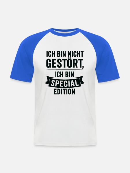 I'm Special Edition - Men's Baseball T-Shirt - white/royal blue