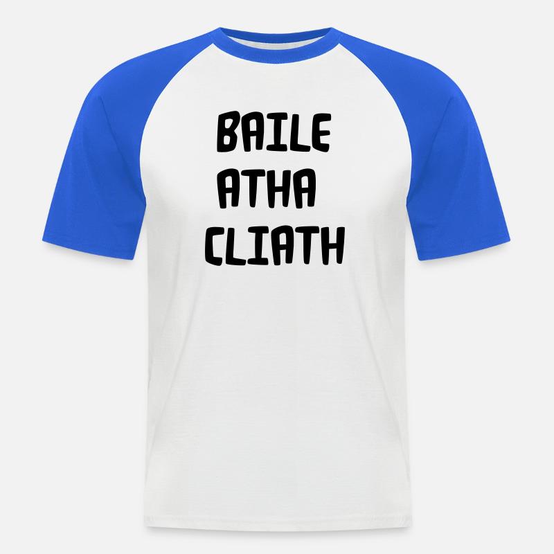 Baile Atha Cliath - Men's Baseball T-Shirt - white/royal blue