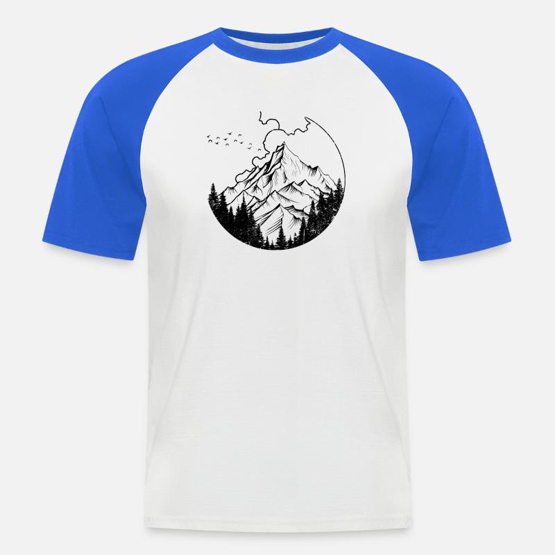 InputRequiredDesignPreview - Men's Baseball T-Shirt - white/royal blue