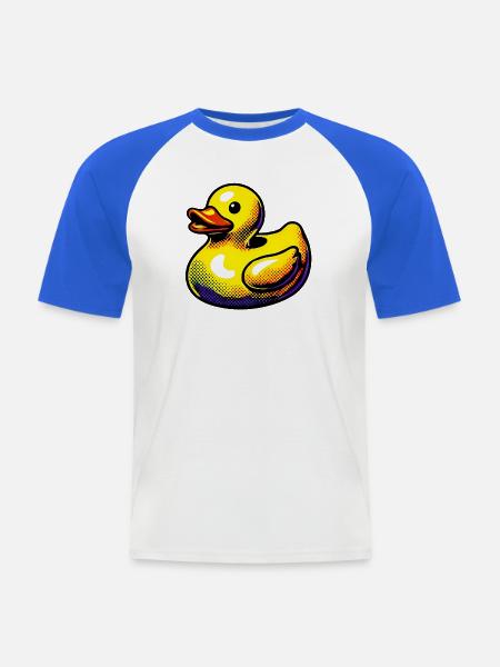 Duckling Duck Duck Duck - Men's Baseball T-Shirt - white/royal blue