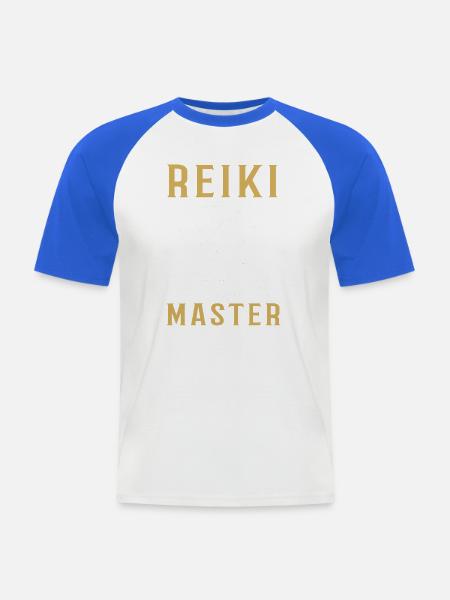 Reiki Symbol Reiki Master Reiki - Men's Baseball T-Shirt - white/royal blue
