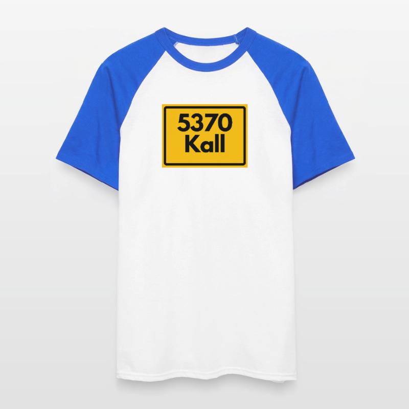 OLD POSTCODE POSTCODE RETRO 5370 KALL Men's Baseball T-Shirt