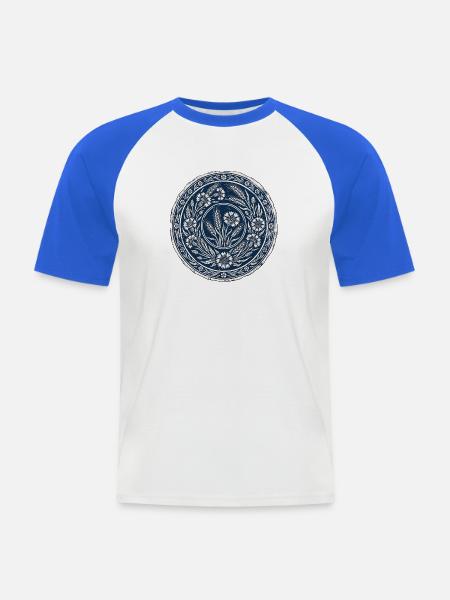 Landwirtschaft Tradition Deutschland - Männer Baseball-T-Shirt - Weiß/Royalblau