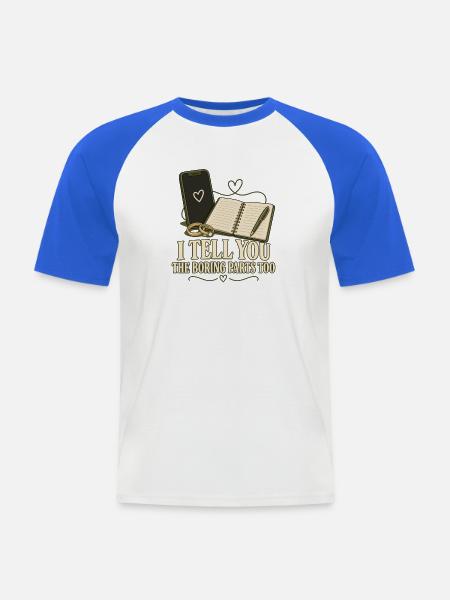 Armee Ehefrau Militär Ehefrau Einsatz - Männer Baseball-T-Shirt - Weiß/Royalblau