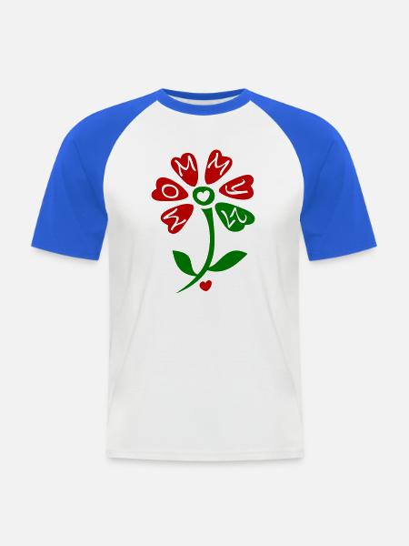 Mommy 2027 - Männer Baseball-T-Shirt - Weiß/Royalblau