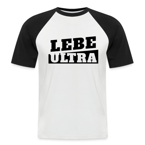ultras2b w jpg - Männer Baseball-T-Shirt