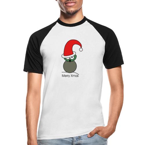 Owl - Merry Xmas - T-shirt baseball manches courtes Homme
