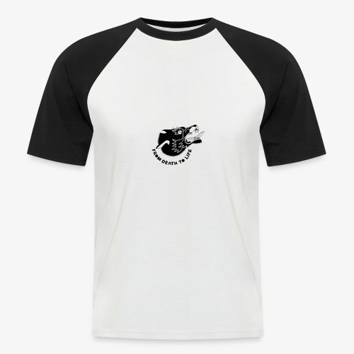 wolf - T-shirt baseball manches courtes Homme
