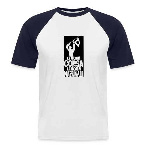 lingua corsa - T-shirt baseball manches courtes Homme