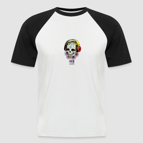 smiling_skull - Men's Baseball T-Shirt