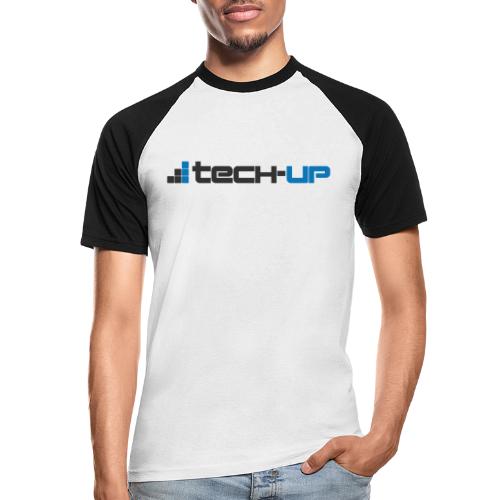 Tech-up Logo - Männer Baseball-T-Shirt
