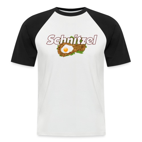 Schnitzel - Männer Baseball-T-Shirt