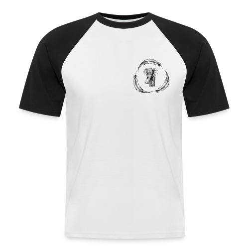 Elephant feather logo - T-shirt baseball manches courtes Homme
