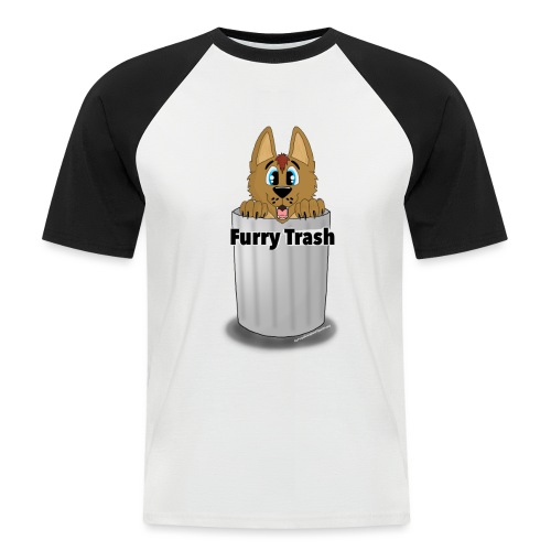 Furry Trash - Kortærmet herre-baseballshirt