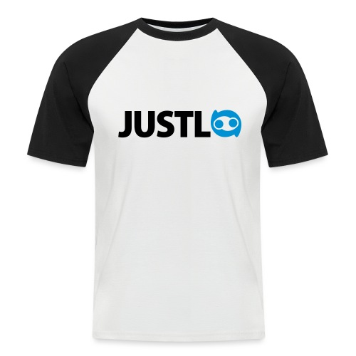 Justlo Logo - Männer Baseball-T-Shirt