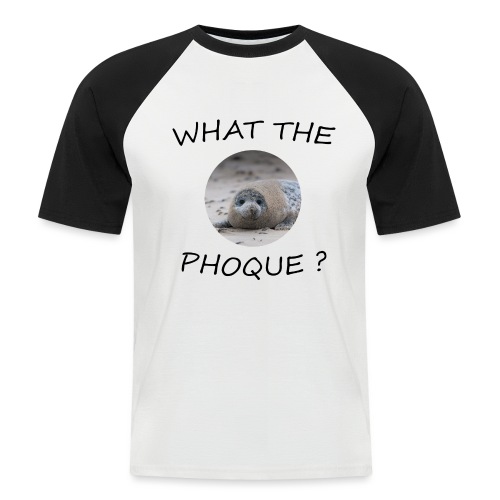 WHAT THE PHOQUE - T-shirt baseball manches courtes Homme