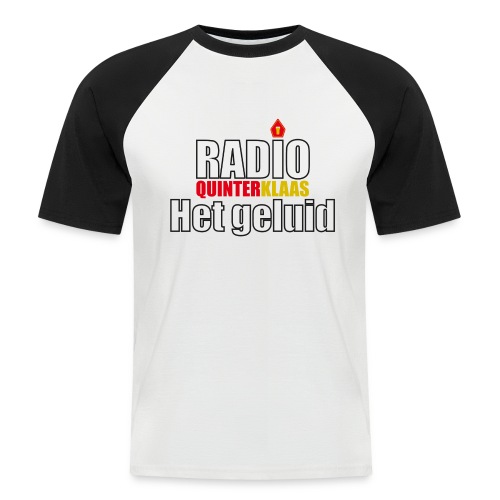Radio Quinterklaas - Mannen baseballshirt korte mouw
