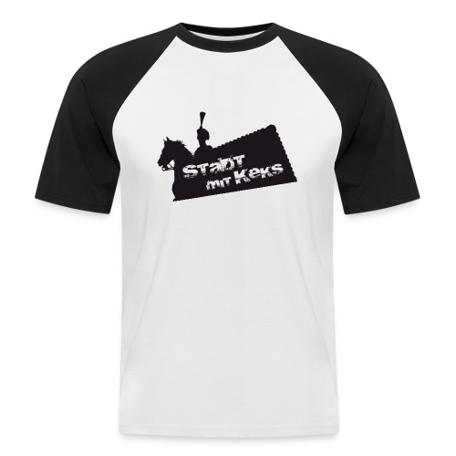 Lokalist Keksstadt Transparent - Männer Baseball-T-Shirt