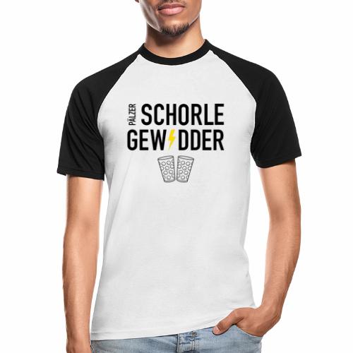 Pälzer Schorle Gewidder & Dubbegläser - Männer Baseball-T-Shirt