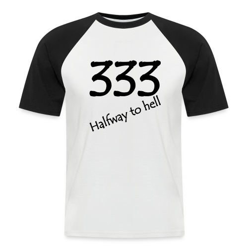 333 -Der halbe Weg - Männer Baseball-T-Shirt