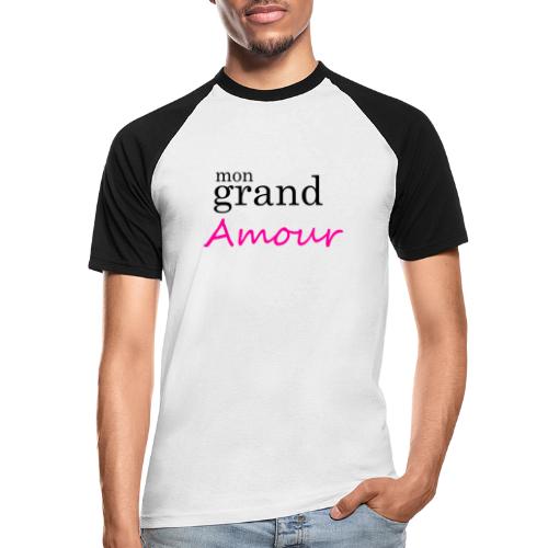 Mon grand amour - T-shirt baseball manches courtes Homme