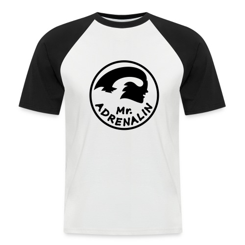mr_adrenalin_velo_r - Männer Baseball-T-Shirt