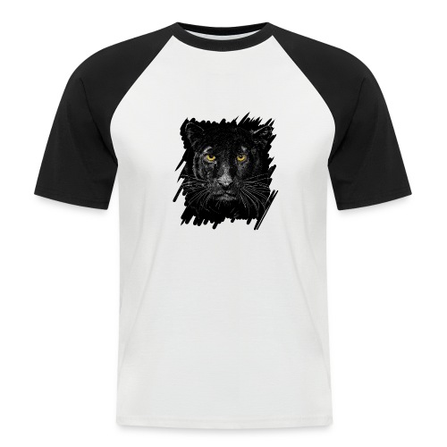 Schwarzer Panther - Männer Baseball-T-Shirt