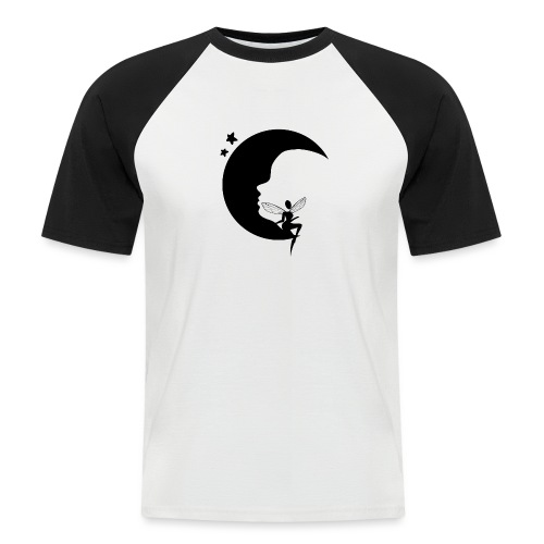 Fée de la Lune - T-shirt baseball manches courtes Homme