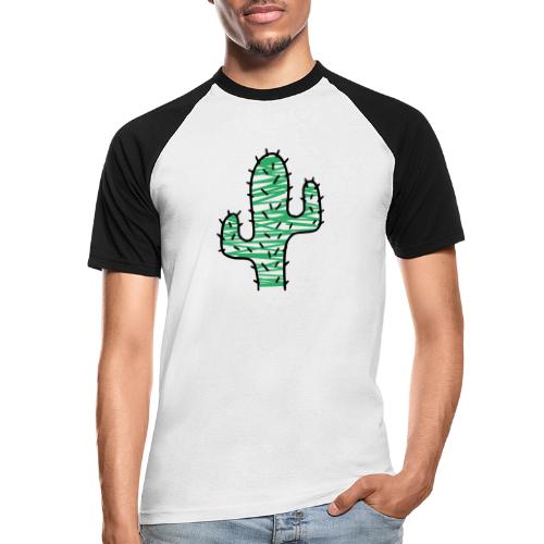 Kaktus sehr stachelig - Männer Baseball-T-Shirt