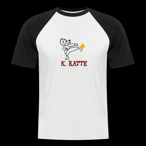Komiks karate - Kortærmet herre-baseballshirt