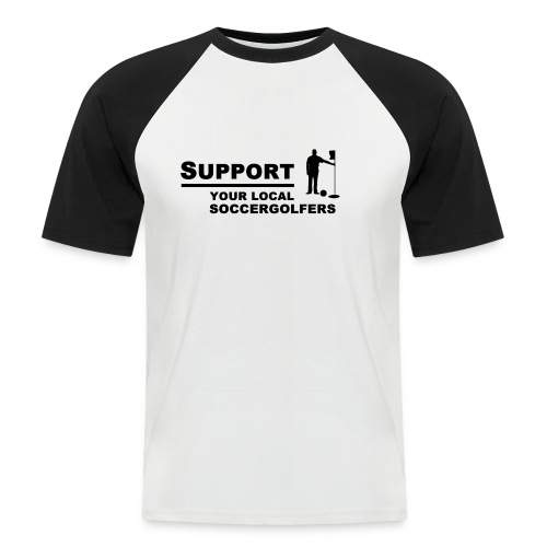 supportsoccergolfers - Männer Baseball-T-Shirt