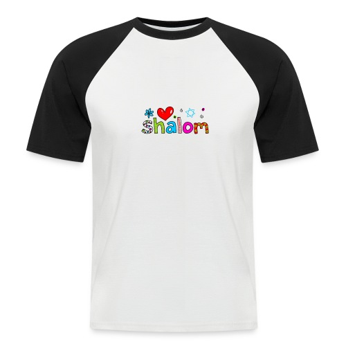 Shalom II - Männer Baseball-T-Shirt