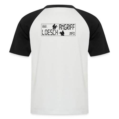 logo2014schwarz png - Männer Baseball-T-Shirt