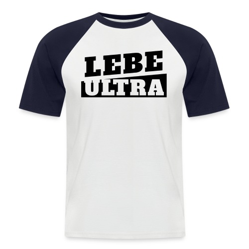 ultras2b w jpg - Männer Baseball-T-Shirt