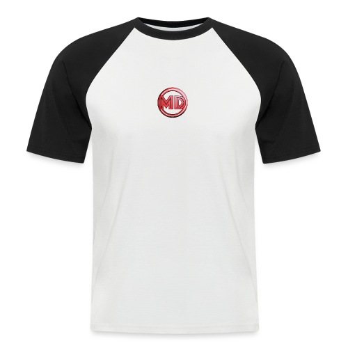 MDvidsTV logo - Mannen baseballshirt korte mouw