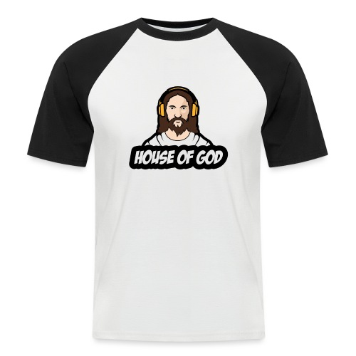 House of God - Kortermet baseball skjorte for menn