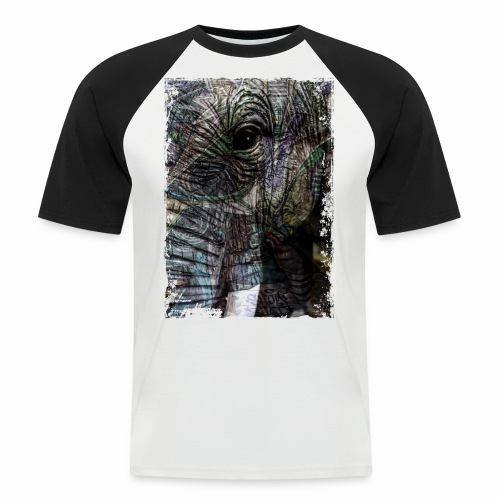 motif elephant - T-shirt baseball manches courtes Homme