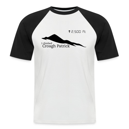 Croagh Patrick (Altitude) - Men's Baseball T-Shirt