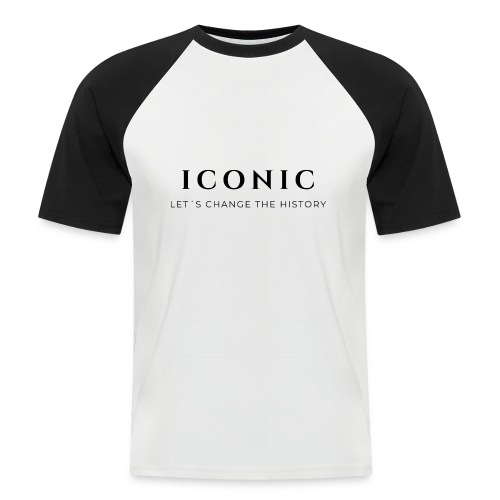ICONIC - Camiseta béisbol manga corta hombre