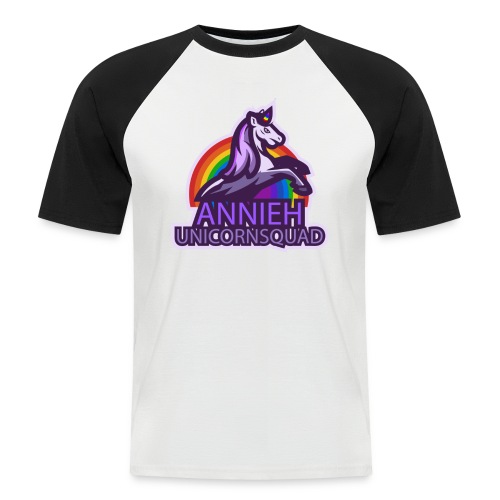 Annieh Unicorn Squad - Mannen baseballshirt korte mouw