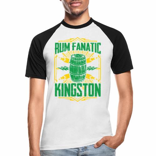 T-shirt Rum Fanatic - Kingston, Jamajka - Koszulka bejsbolowa męska