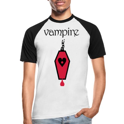 Vampiro de Corazón - Camiseta béisbol manga corta hombre