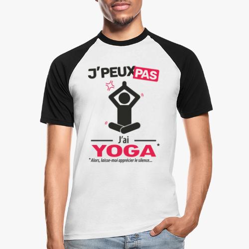 J'peux pas, j'ai yoga (homme) - T-shirt baseball manches courtes Homme