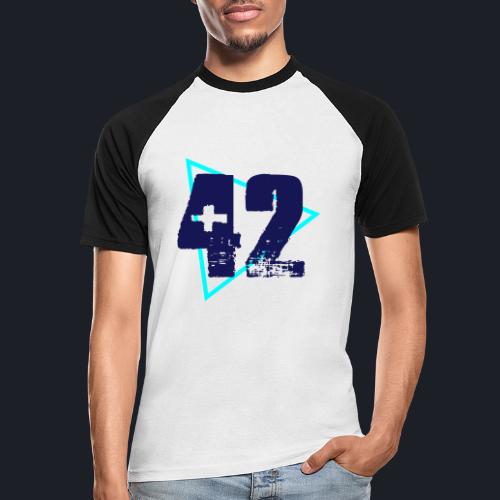 42 - Die Antwort auf alles 2.0 Vektor - Männer Baseball-T-Shirt