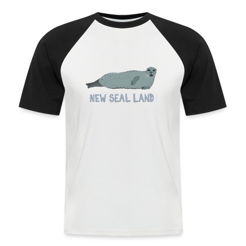 NEW SEAL LAND - Männer Baseball-T-Shirt
