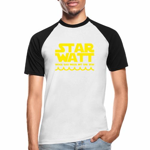 Star Watt - Männer Baseball-T-Shirt