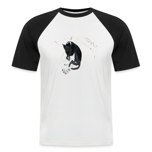 Lazy Dog - Männer Baseball-T-Shirt