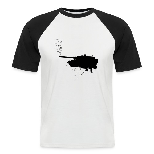 soap bubbles splash tank - Black - Männer Baseball-T-Shirt